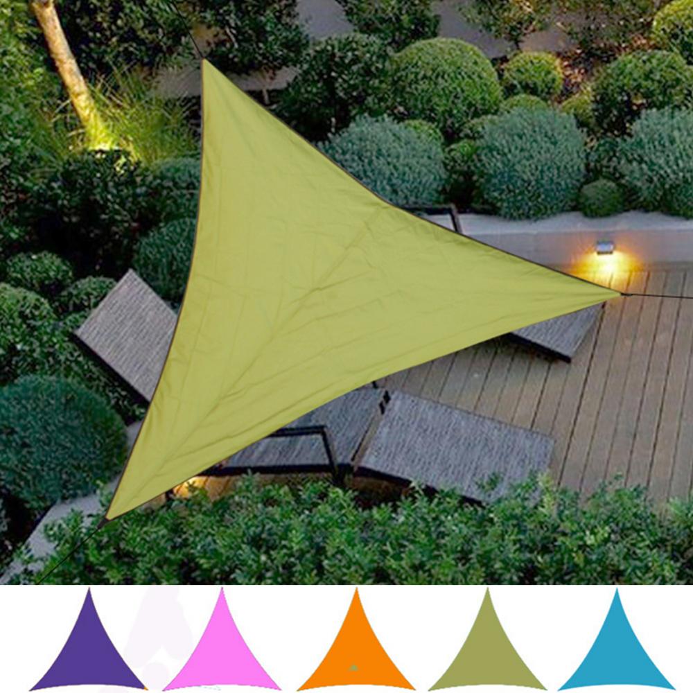 300Cm Outdoor Driehoek Zon Onderdak Zonnescherm Waterbestendig Tent Luifel Tuin Patio Camp Luifel Doek Zon Onderdak