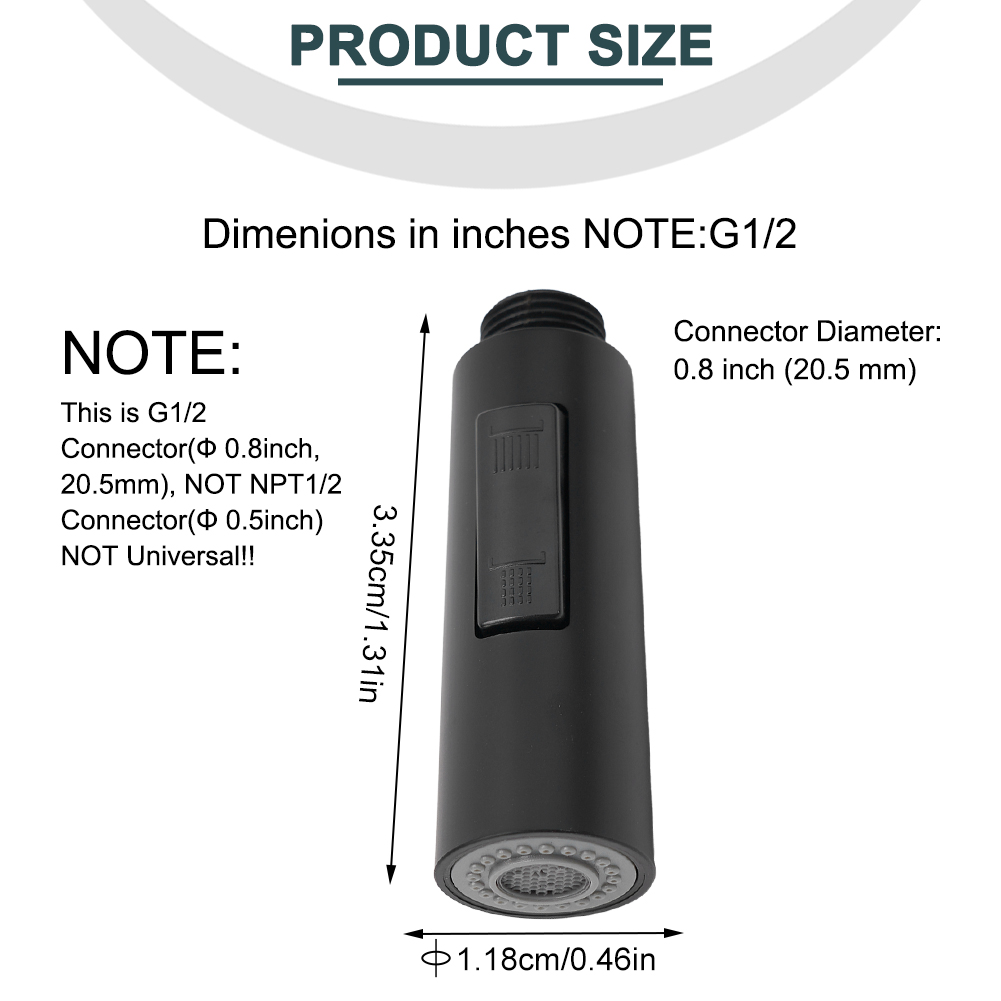 Keuken Kraan Trekken Sproeikop Bak Kraan Vervangende Kraan Spuit Keuken Waterbesparende Kraan Mondstuk Douchekop