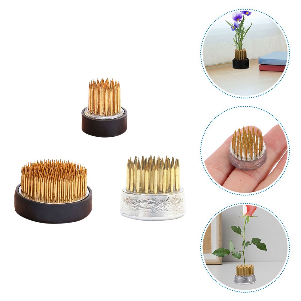 3 Pcs Flower Arranging Base Round Flower Holder DIY Flower Arrangement Support: Default Title