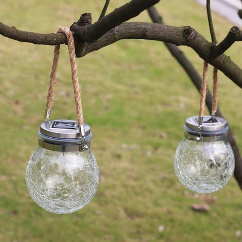 Led solar fairy light powered mason jar lights for outdoor patio party wedding garden gårdhave dekorative led lamper