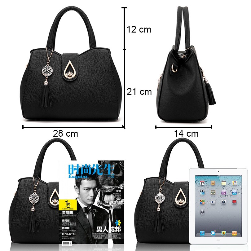 Sac à main à pompon pour femmes, sacoche à paillettes de gouttelettes d'eau, sac à bandoulière de grande capacité, sac à épaule de de styliste ZHP01