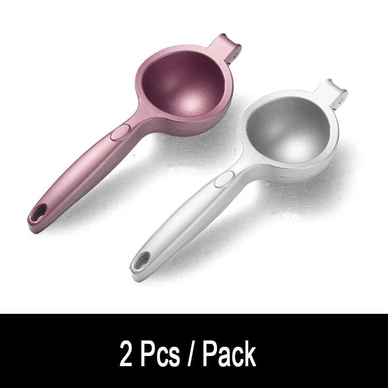 Handmatige Citruspers Hand Citruspers Citroen Fruit Juicer Citrus Persmachine Roestvrijstalen Keuken Accessoires Voor Thuis: Pink Silver 2 pcs