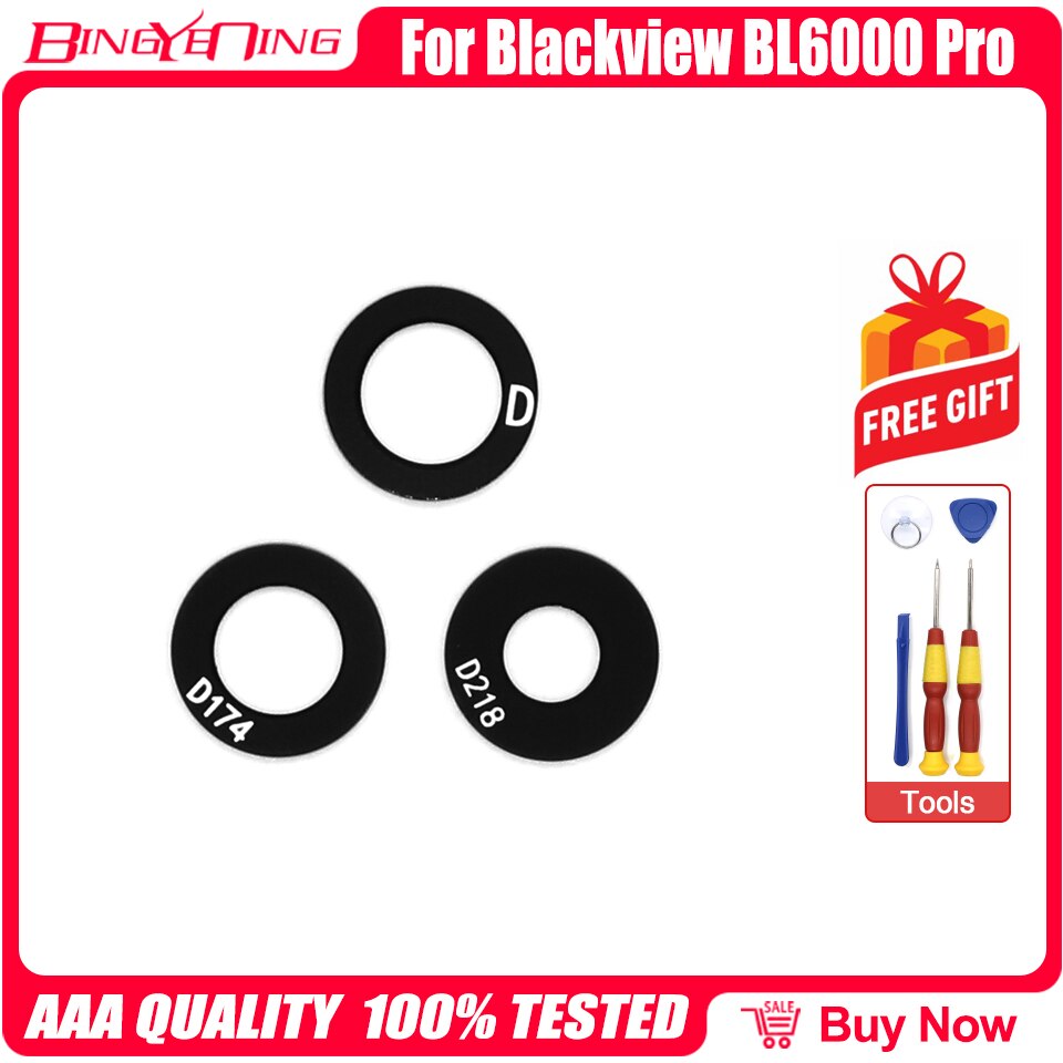 BingYeNing For Blackview BV9500 Pro Rear Back Camera Glass Protective Film For Blackview BL6000 Pro Camera Lens: For BL6000 Pro