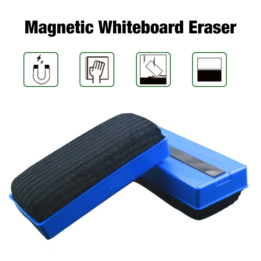 1PCS Mini Magnetic Whiteboard eraser dry erase board Dry wipe marker cleaner Chalk blackboard wiper school office Supplies