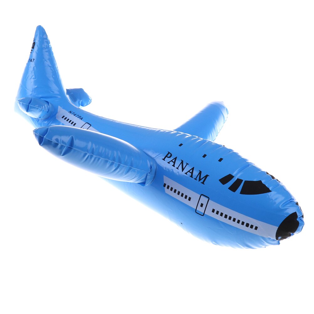 1 stk oppusteligt legetøj fly passagerfly fly tegneserie pvc plastballoner fly legetøj ballon kid fødselsdag klassisk legetøj