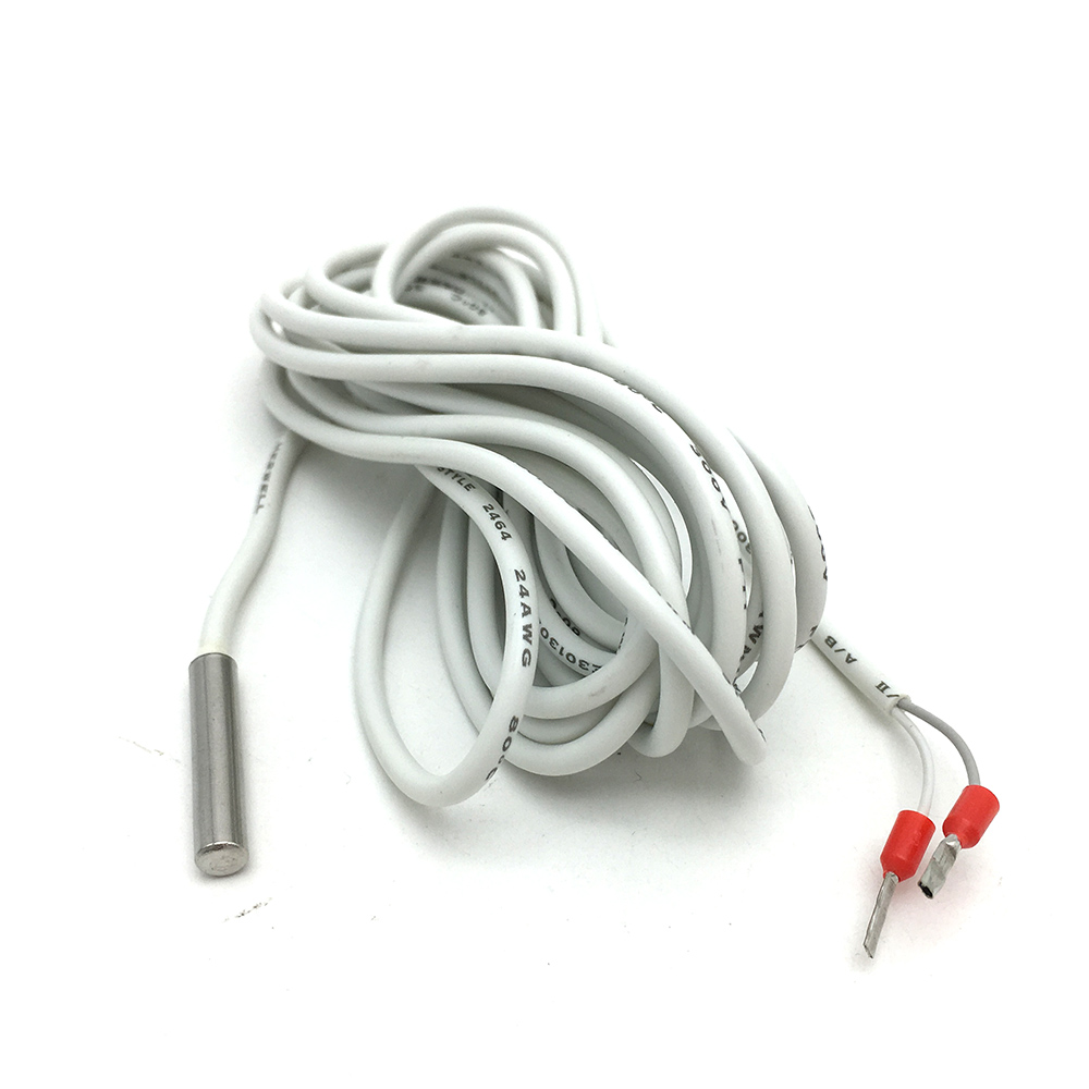 3 meters White Metal Sensor Probe for Temperature Controller Room Thermostat