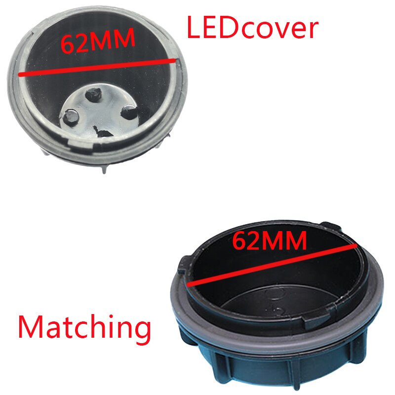 Für SsangYong Rexton II 2 Scheinwerfer Staub Abdeckung Scheinwerfer Wasserdichte Kappe LED Birne Verlängerung Hülse Abdichtung Lampe Zurück Stecker versteckt Xenon