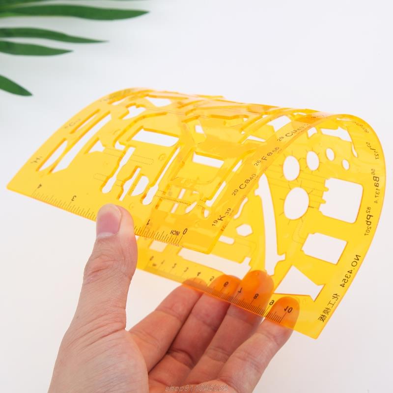 K Resin Drawings Template Ruler For Physical Chemical Instrument Measuring Tool Jy23 21