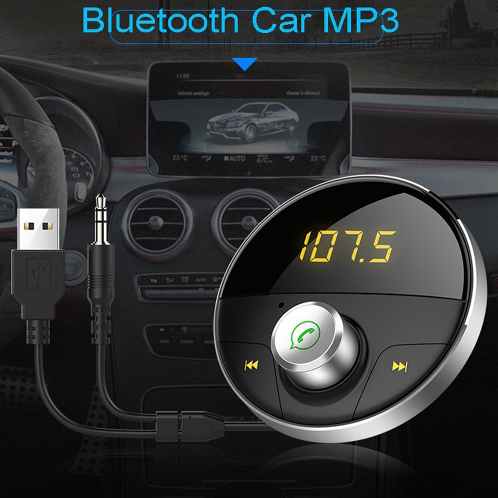 Hy62 Auto Mp3 Player Center Console Auto Mp3 Bluetooth Speler Auto Bluetooth Handsfree Aux Uitgang