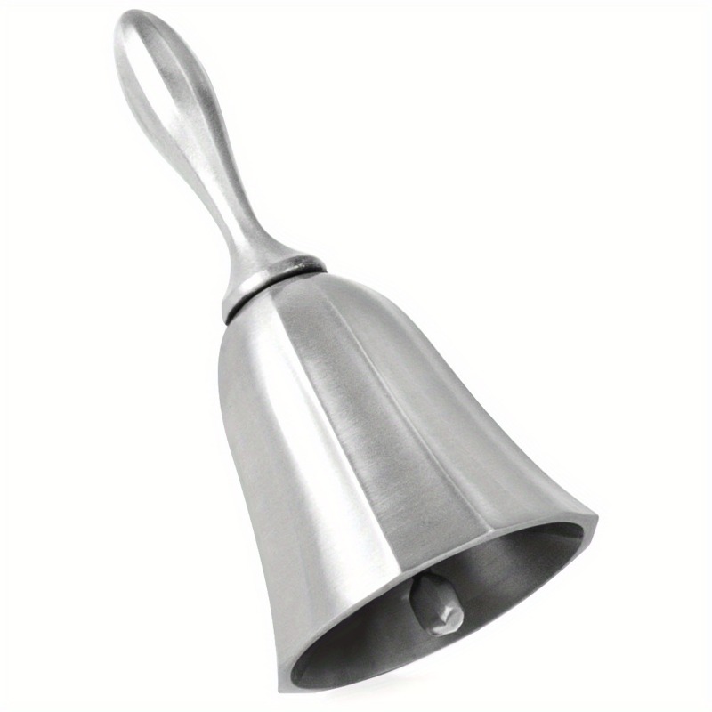 1pc mão chamada sino ouro prata multi-purpose sinos para artesanato decoração de casamento alarme escola igreja sala de aula sino vintage