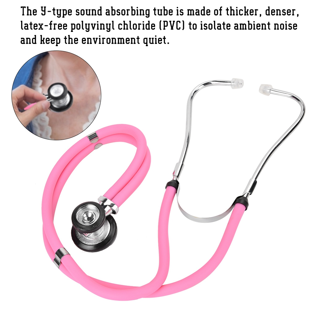 Lightweight Aluminum Alloy Dual Head Acoustic Stethoscope Device