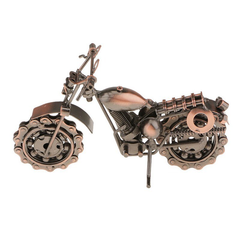 Jahrgang Metall Handwerk Motorrad Motorrad Modell Heimat Dekor Ornament