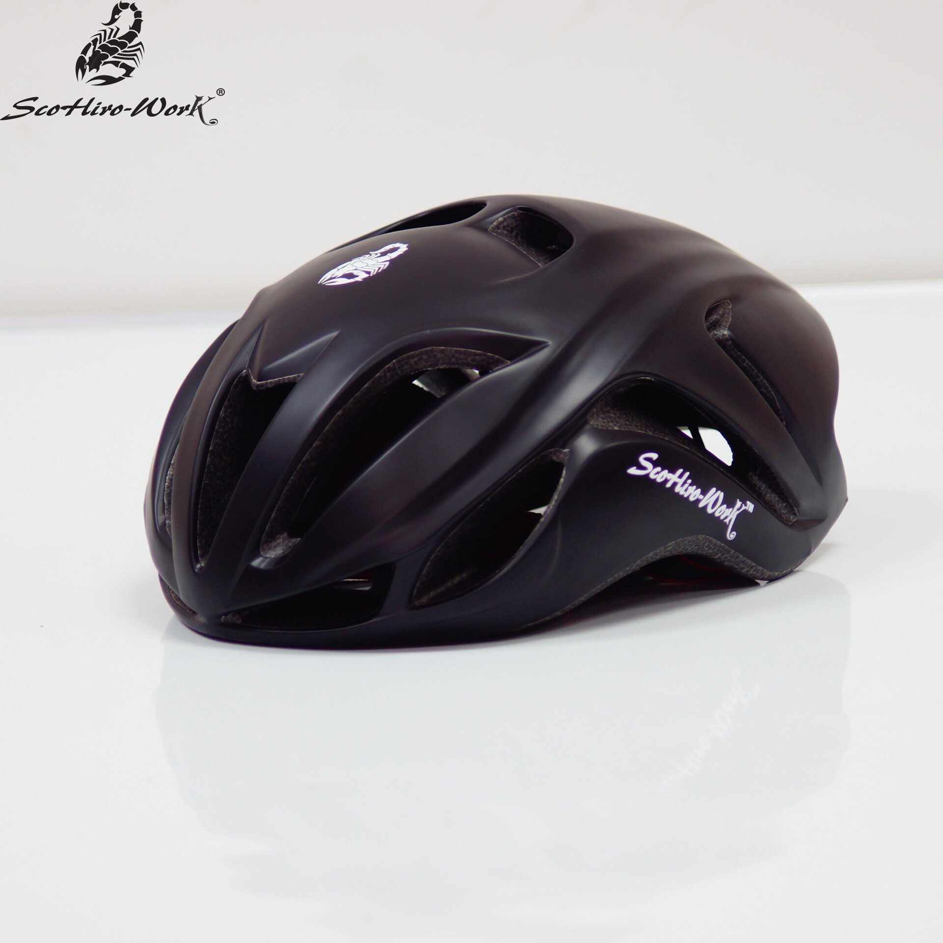 SCOHIRO WORK tt Triathlon caschi da ciclismo ultraleggero road racing bike protezione per adulti aero casco da bicicletta attrezzature donna uomo: color 6