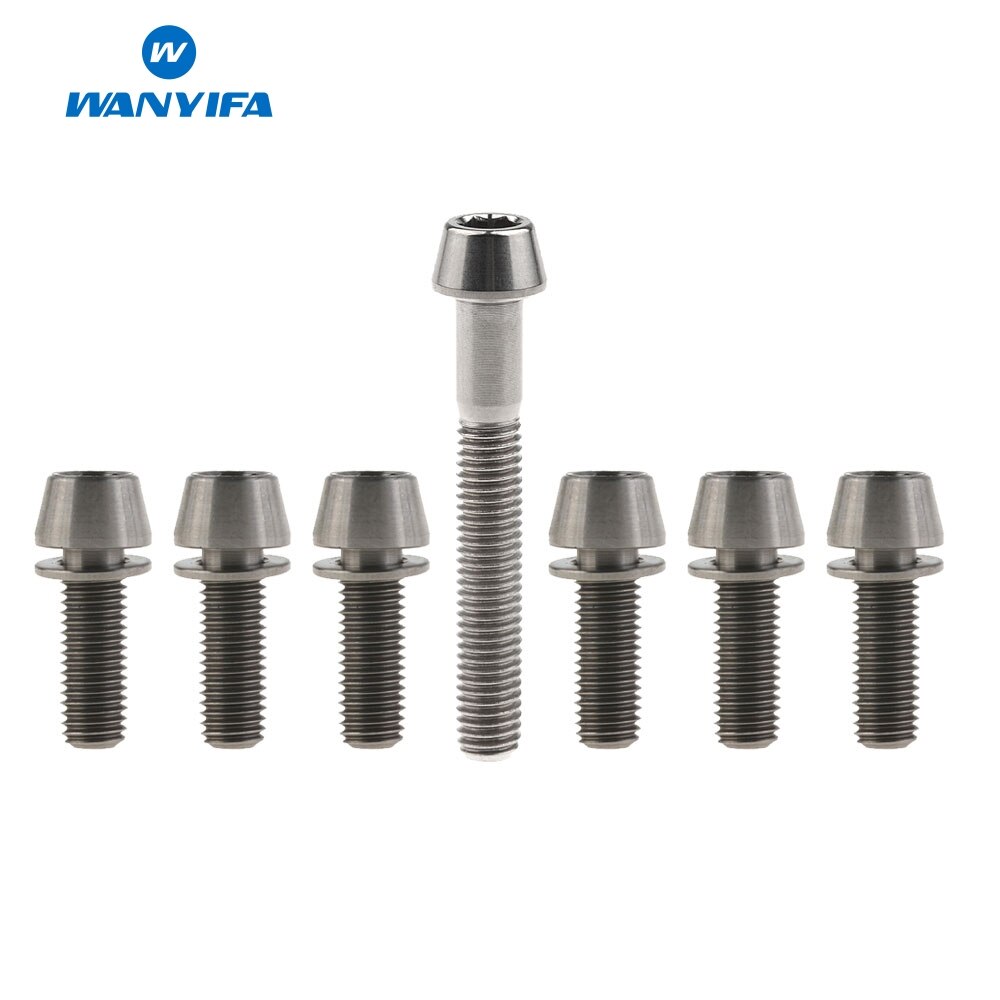 6 Bulloni In Titanio GR5 M6x35mm Testa A Brugola Per Bicicletta – Mountain Bike E Road Bike