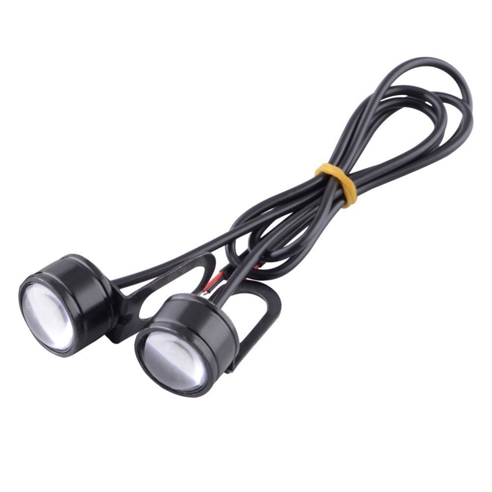 Foco LED para manillar de motocicleta, 2 uds., 5630 SMD, luz de conducción: Blanco