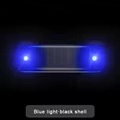 Mini led-autolampje op zonne-energie, waarschuwingslampje voor 's nachts, gesimuleerd alarm, draadloos antidiefstalwaarschuwingslampje, knipperend nep-alarmlampje: Blauw