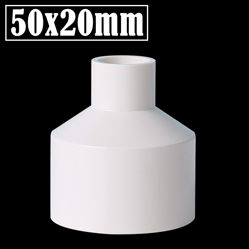 2 Stks/partij 20/32/40/50 20/25/32/40Mm Pvc Rechte Verminderen Connectors aquarium Fish Tank Adapter Tuin Watering Buis Connector: Blauw