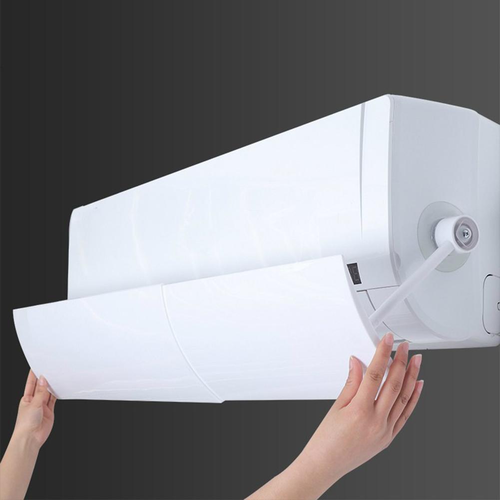 104x1 8/108X18Cm Pp Verstelbare Airconditioning Anti Direct Blazen Wind Shield Baffle Witte Airconditioning wind Shield