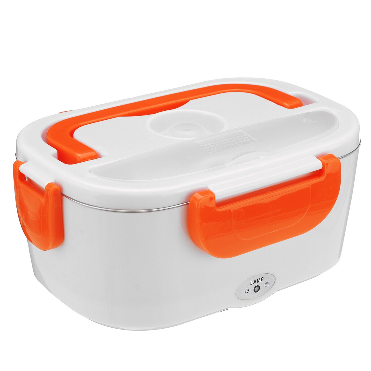 12v 110v/220v elektrische verwarmde lunchbox, draagbaar, 2 in 1 auto bentoboxen, roestvrijstalen elektrische verwarmde voedselcontainer