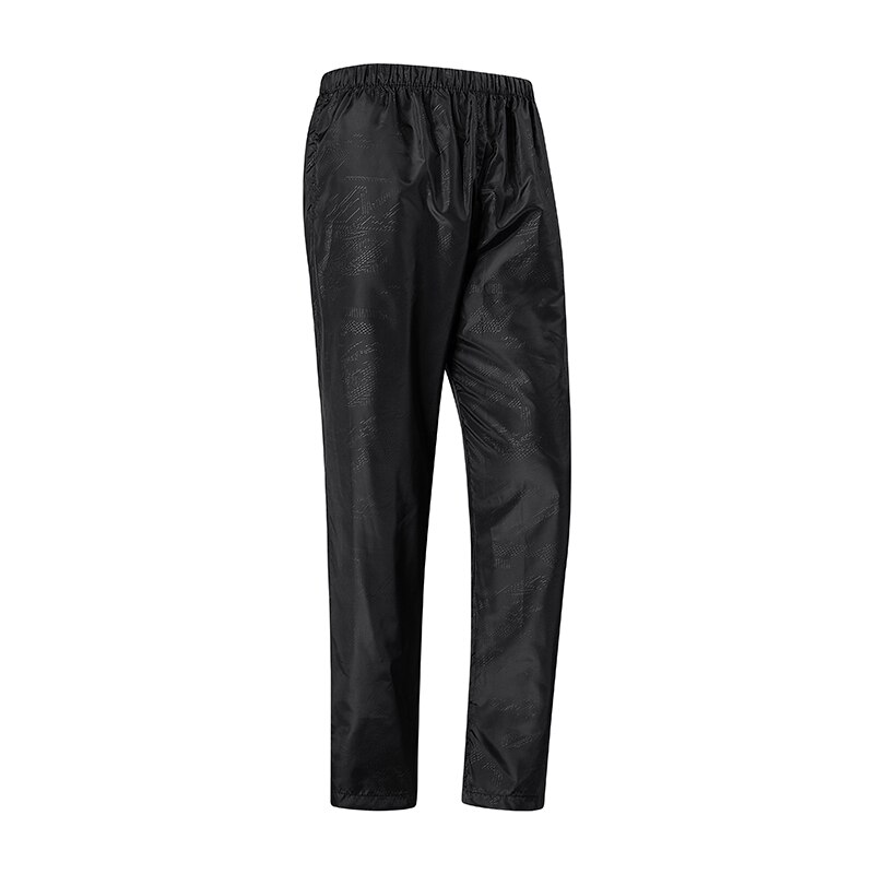 Lngxo damer mænd vandrebukser udendørs vandtætte bukser unisex klatring camping sport hurtigttørrende bjergregnbukser anti uv: M / Sort