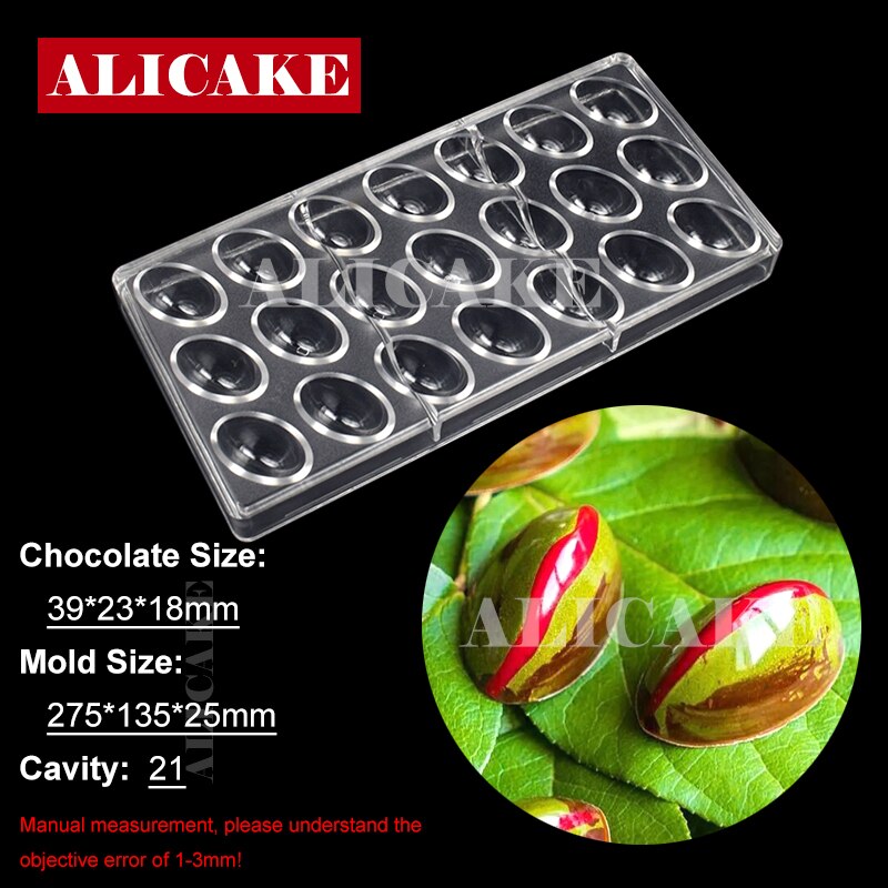 3D Polycarbonaat Chocolade Mallen Gereedschap Lade Vorm Mal Voor Chocolade Bar Cakevorm Zoetwaren Bakken Gebak Bakkerij Gereedschap: 1134PC