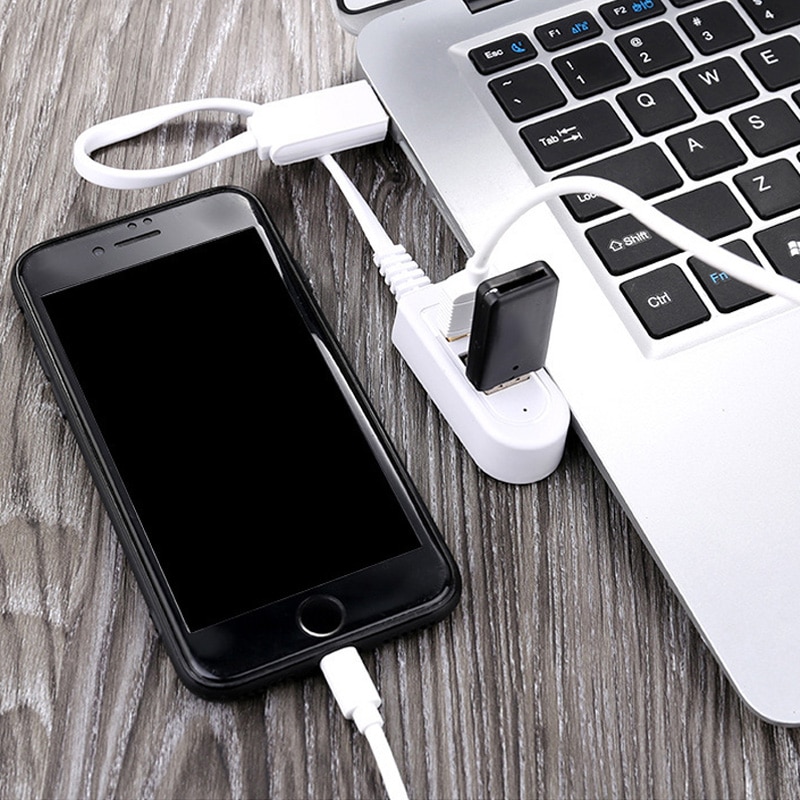 Mini USB Hub 3 Port Split Cable Notebook Laptop USB Extend Cable USB 2.0 Data Cable 0.3m 1.2m USB Charging Adapter For Samsung