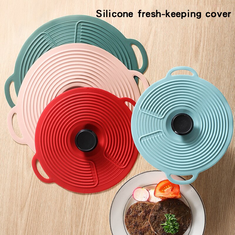 Reusable Self Sealing Lid Silicone Stretch Lids Universal Lid Silicone Bowl Pot Lid Silicone Cover Pan Cooking Food Fresh Cover