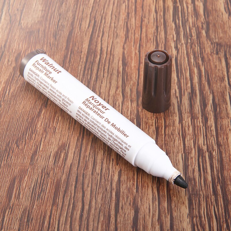 Furniture Touch Up Kit Markers Filler Sticks Wood Scratches Restore Kit Wood Floor Restore Filler Sticks Repair Tools 12pcs/set