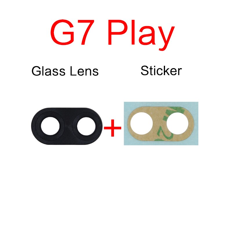 1 stk bagkamera glaslinser med tape udskiftningsdele til motorola  g7 plus  g7 play power: Til  g7 spil