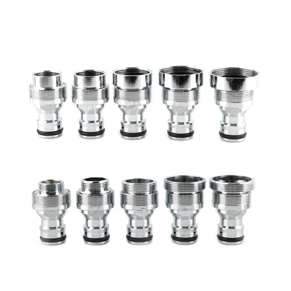 1pc ze stali nierdzewnej kran kuchenny Adapter złącza węża montaż szybkie złącza ogrodowe M16 18 20 22 24 28 akcesoria
