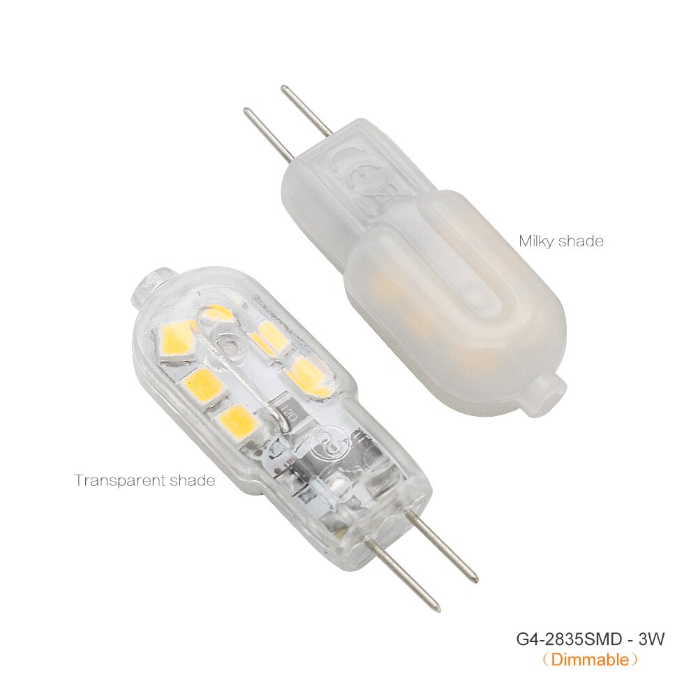 3W 5W 6W DC12V Dimmbare G4 LED Licht Lampe home Küche haube beleuchtung scheinwerfer Kronleuchter Lampen Ersetzen halogen