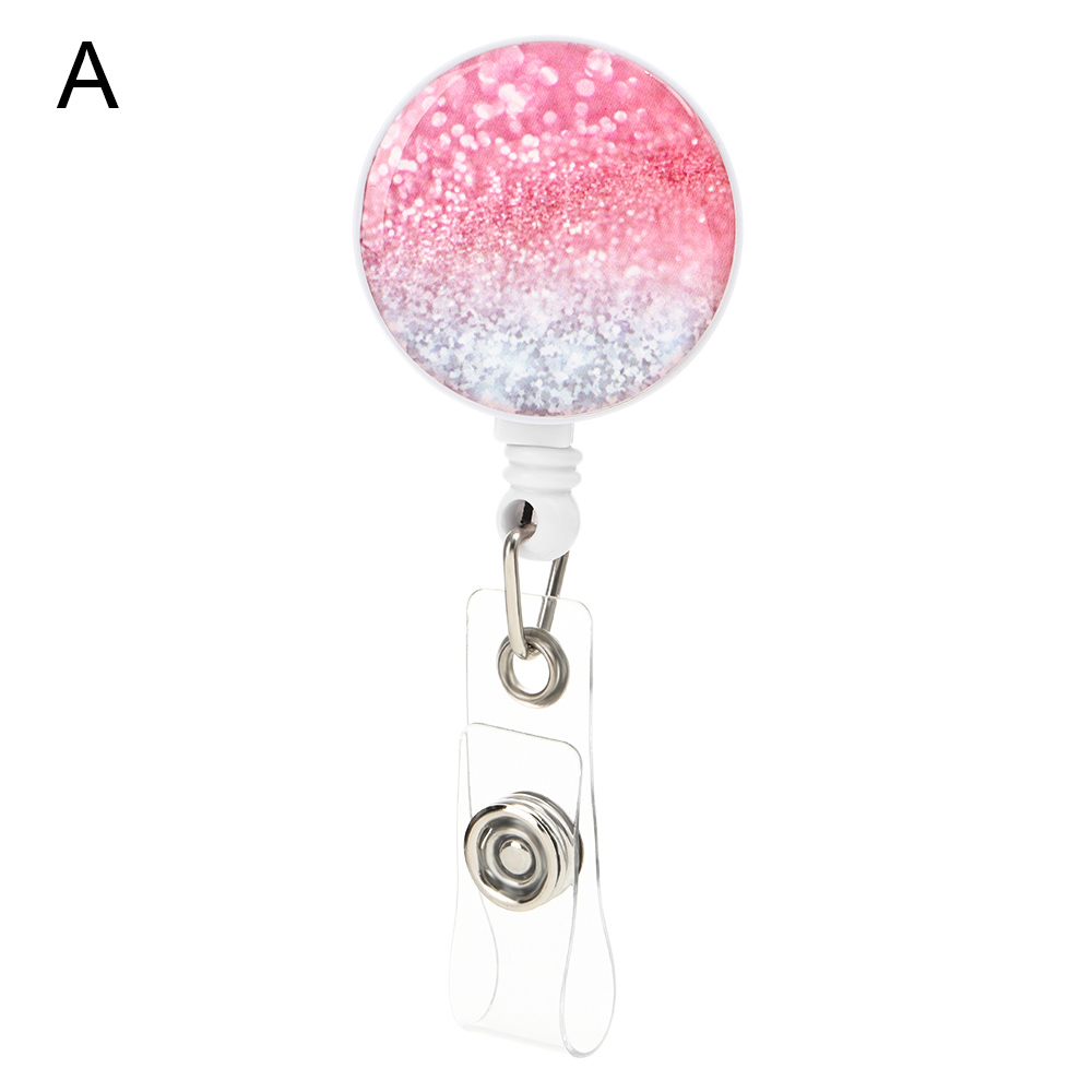 Porte-Badge rétractable d'infirmière, porte-Badge de nom d'infirmière, porte-carte d'identité drôle, pince pivotante, pour étiquette de nom de travail, fourniture de bureau, 1 pièce