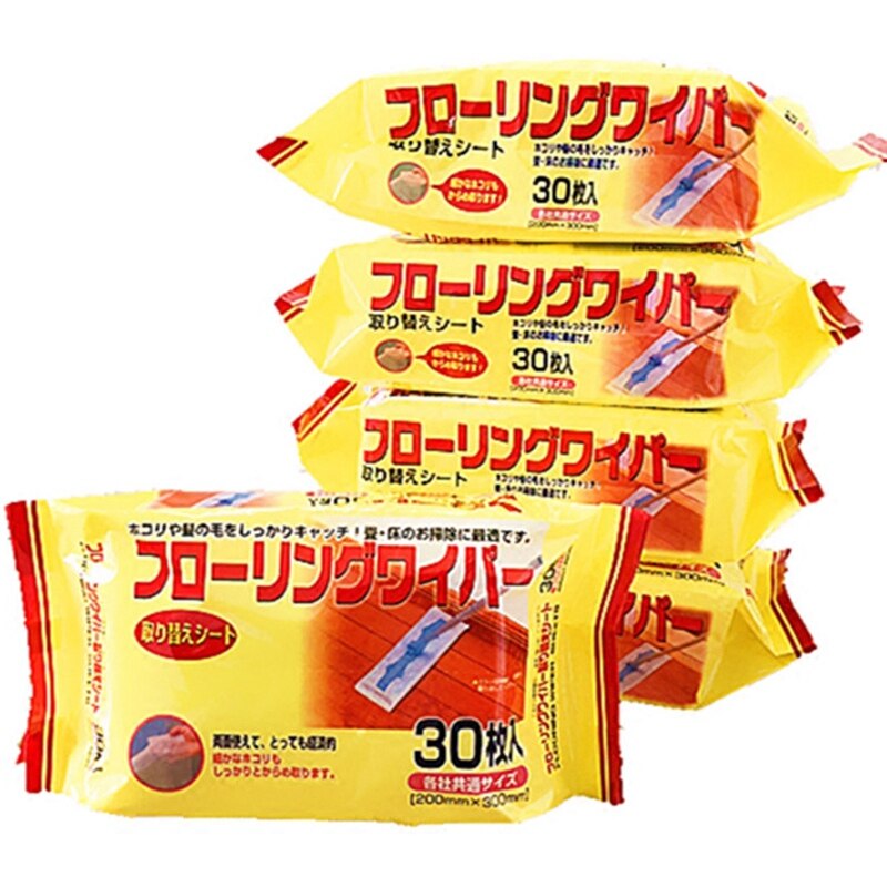 180PCS Disposable Sheets Floor Cleaning Wipe Electrostatic Mop Dust Paper: Default Title