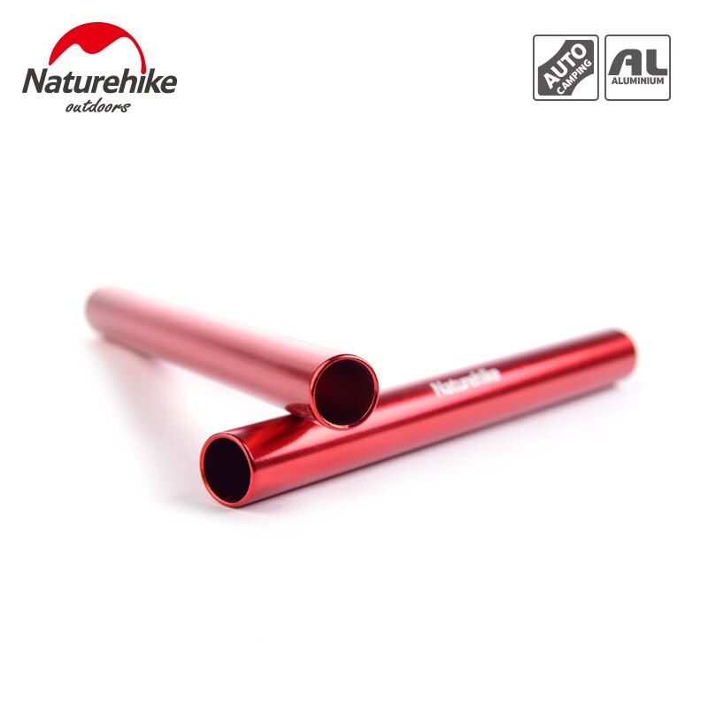NatureHike 4 pcs aluminum alloy tent pole repair tube single rod mending pipe lengthen13cm suitable tent accessories