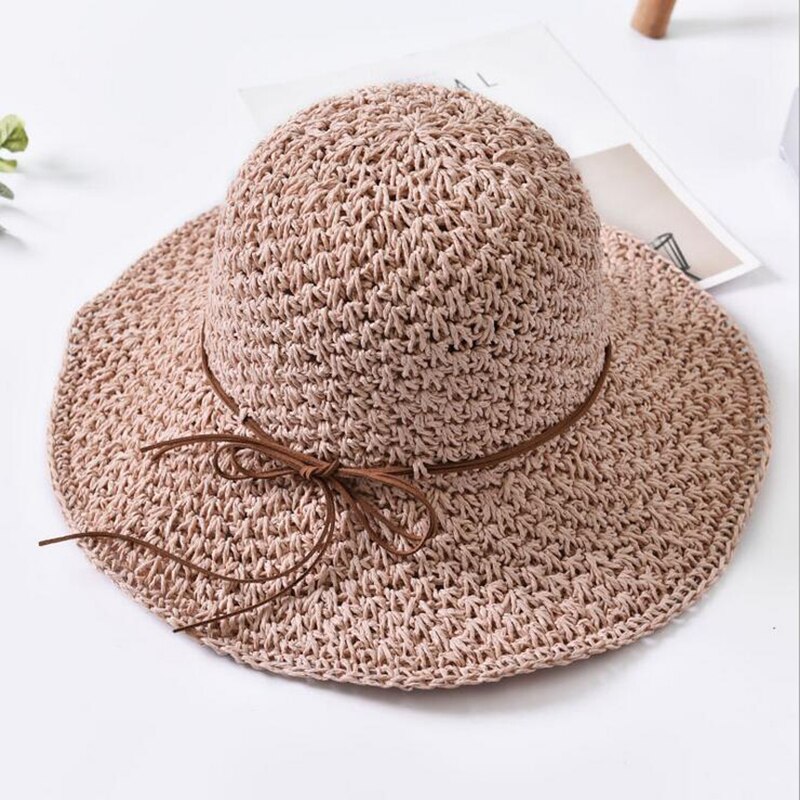 Drottning hatt sommar dam vikbar stor rand strand solhatt halm strandmössa för damer semester resor hattar