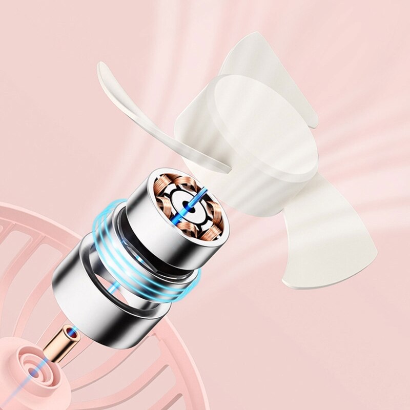 Mini Handheld Water Mist Fan Stille Elektrische Desktop Air Cooling Gadget