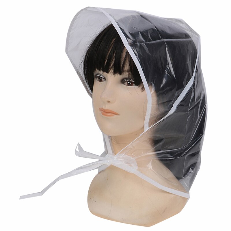gorro de plástico para la lluvia, impermeable, para hombres y mujeres, para niños, uso Universal, senderismo, pesca, lluvia, impermeable, sombreros a prueba de viento