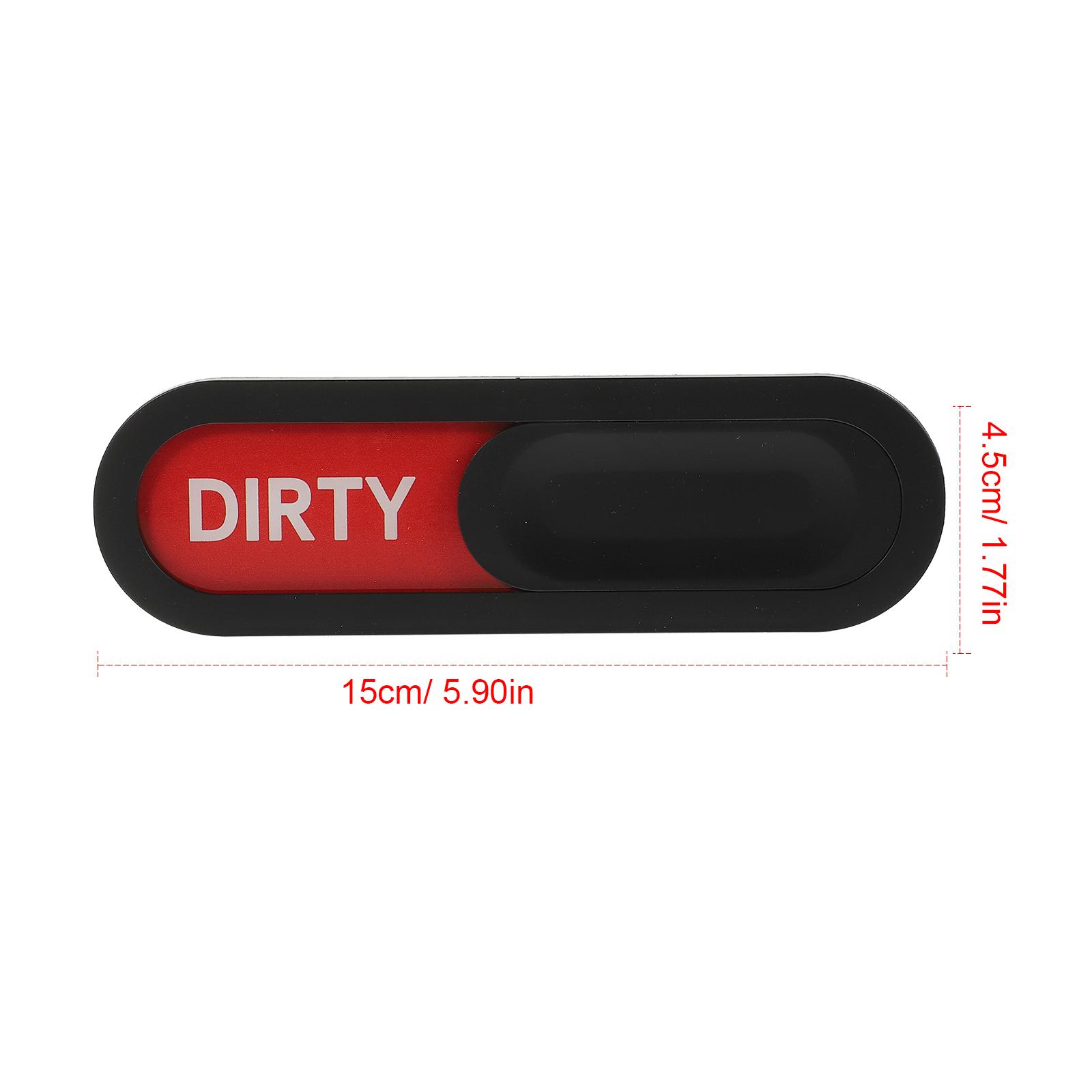 Magnet Clean Dirty Sign Dishwasher Magnet Oval Clean Dirty Sign Magnetic Non-Scratching Sliding Indicator Home Decorations