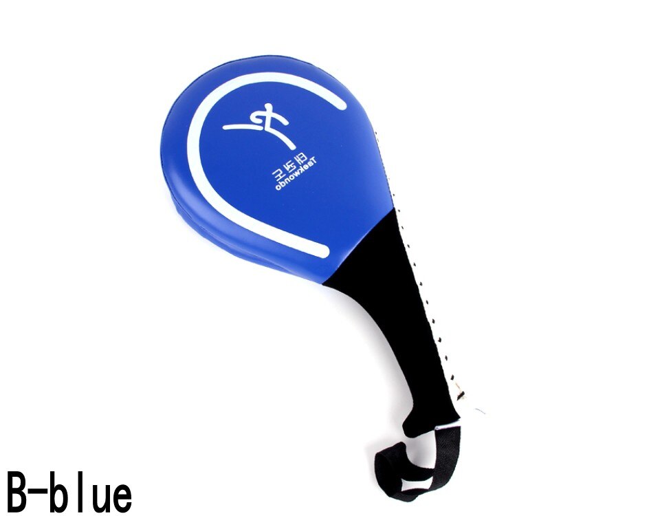 Kinderen Taekwondo Karate Focus Pad Pu Rebound Super Strakke Shi Spons Dubbele Kick Pad Doel Multifunctionele Training Doel 1 Pcs: B-blue