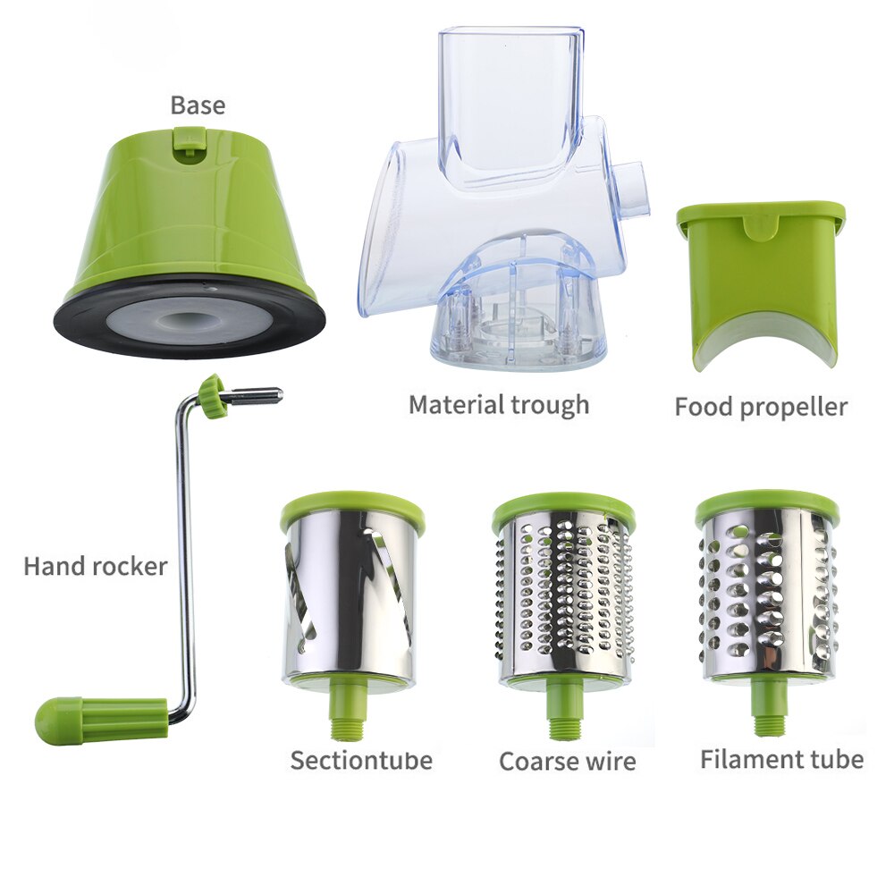 Manual Vegetable Cutter Slicer Multifunctional Round Mandoline Slicer Potato Cheese Kitchen Gadgets Kitchen Accessories