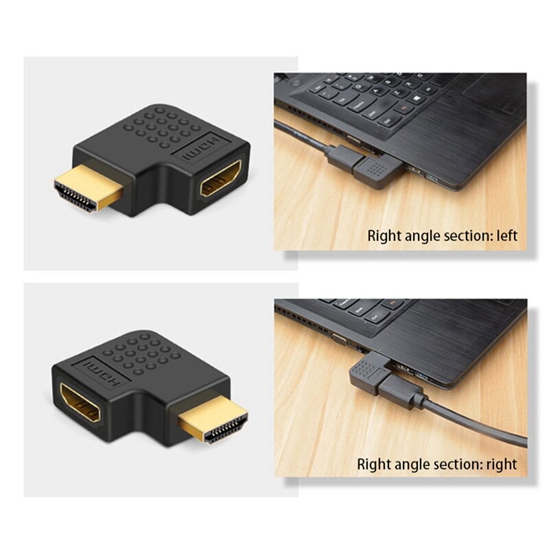HDMI Adapter Male to Female Converter for PS4 Projector HDTV Laptop Monitor PC Converter Left