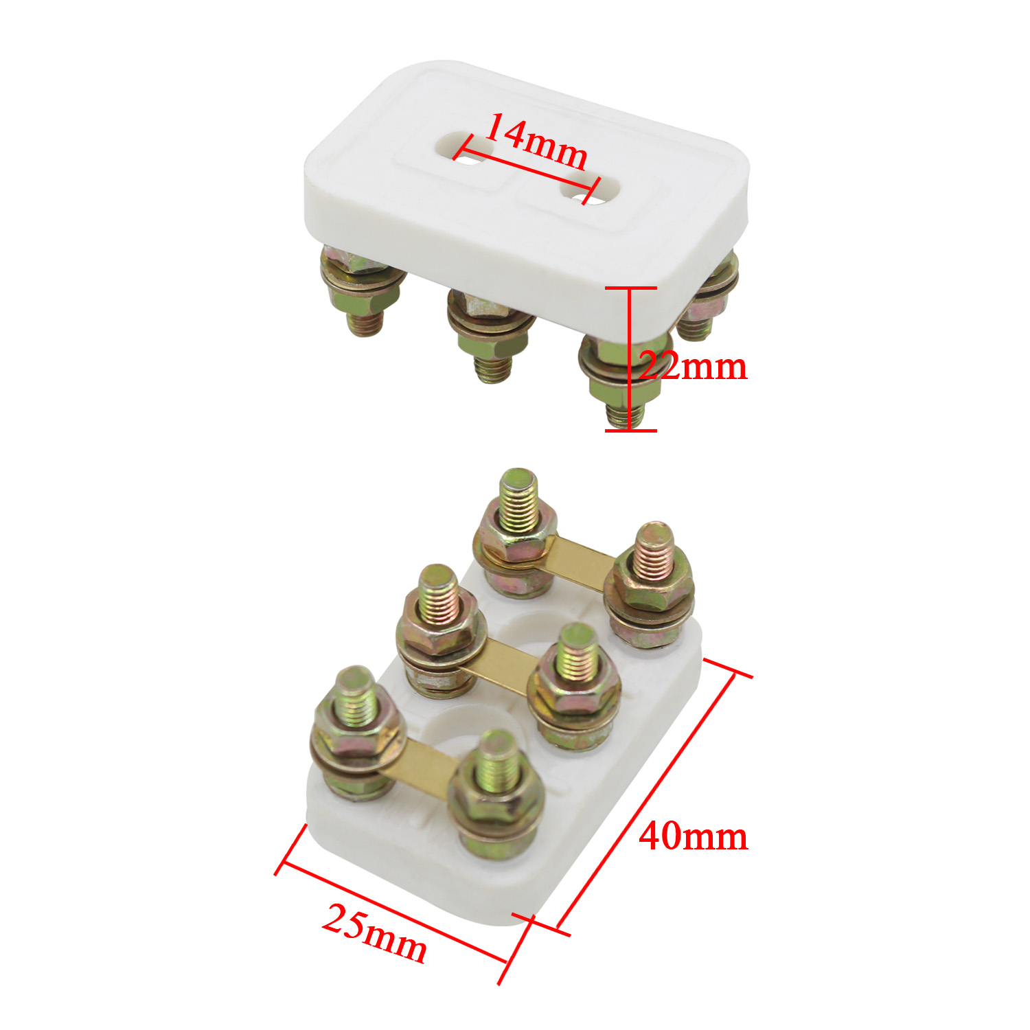 Mini bornier pour moteur triphasé, monophasé, 5 pièces, accessoires pour micro moteurs