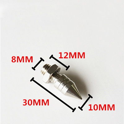 4 Pcs 304 Rvs Speaker Spikes Cd Versterker Draaitafel Pad Stand Voeten Luidspreker Box Spikes Cone Vloer Voet Nail: M8 Nail C