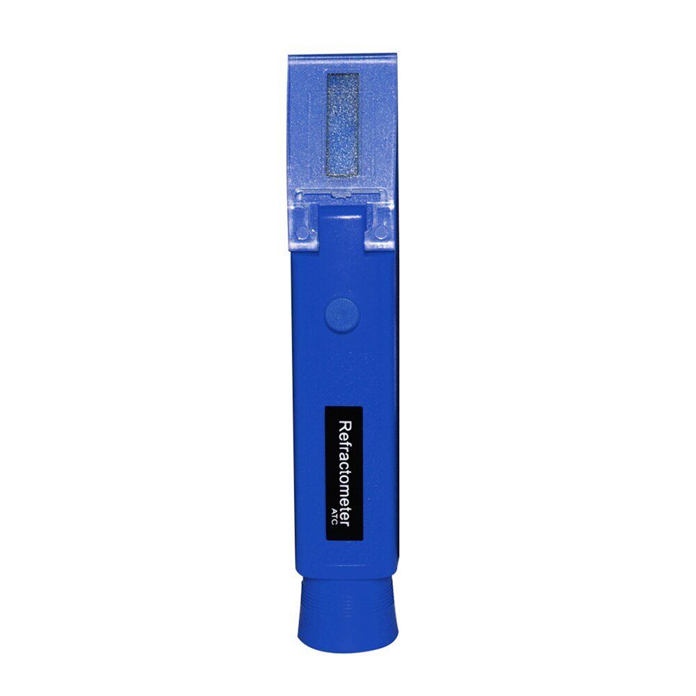Handheld Brix Meter Refractometer Optical Sugar Food Beverages ATC Content Candy Density Concentration Meter Content Tester#38: Blue