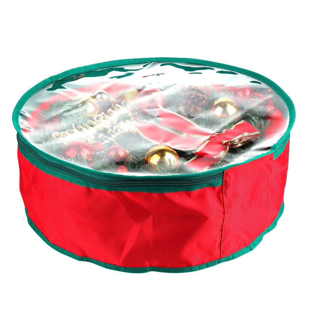 Caja de almacenamiento vacía desmontable con bolsa de almacenamiento de particiones interiores, soporte de flores de Navidad, luces LED, decoraciones, 1 ud.