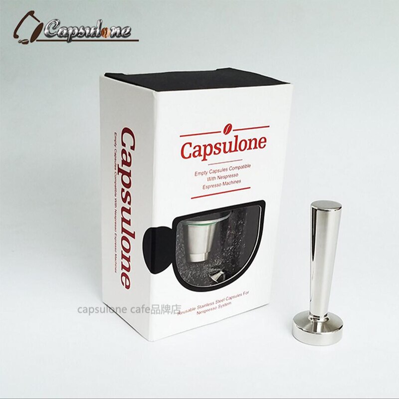 capsulone STAINLESS STEEL Metal Capsule Compatible for Scishare Machine Refillable Reusable coffee capsule