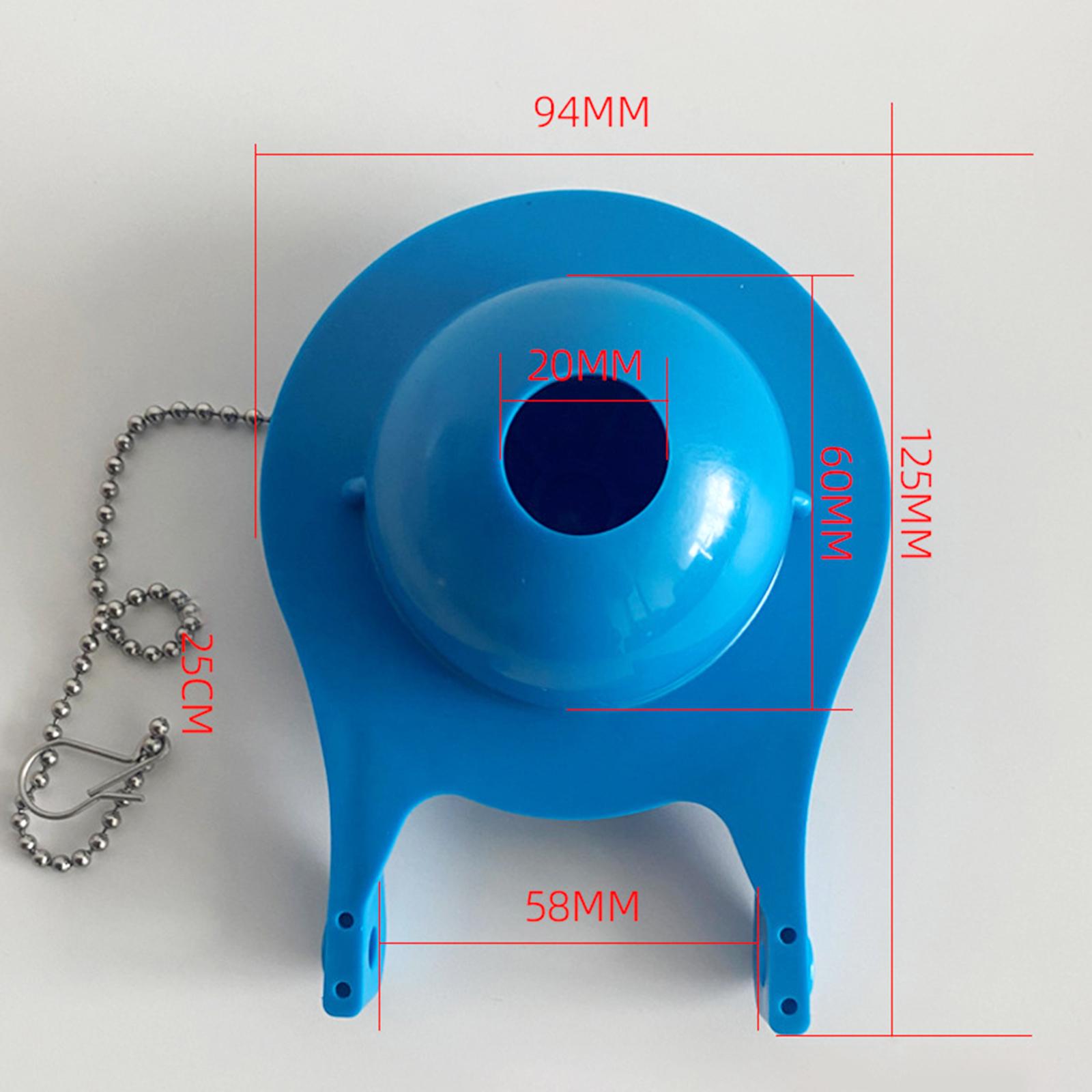 Toilet Flapper for 3inch Flush Valves Adjustable Easy to Install Water Saving 3inch with Chain Toilet Stopper Flapper Universal