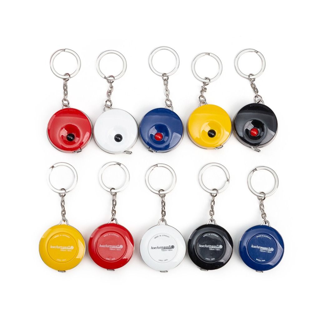 1M/1.5M Meet Liniaal Intrekbaar Centimeter Inch Rolband Mini Sleutelhanger Meetlint Kleermaker Draagbaar Naai Meetinstrument