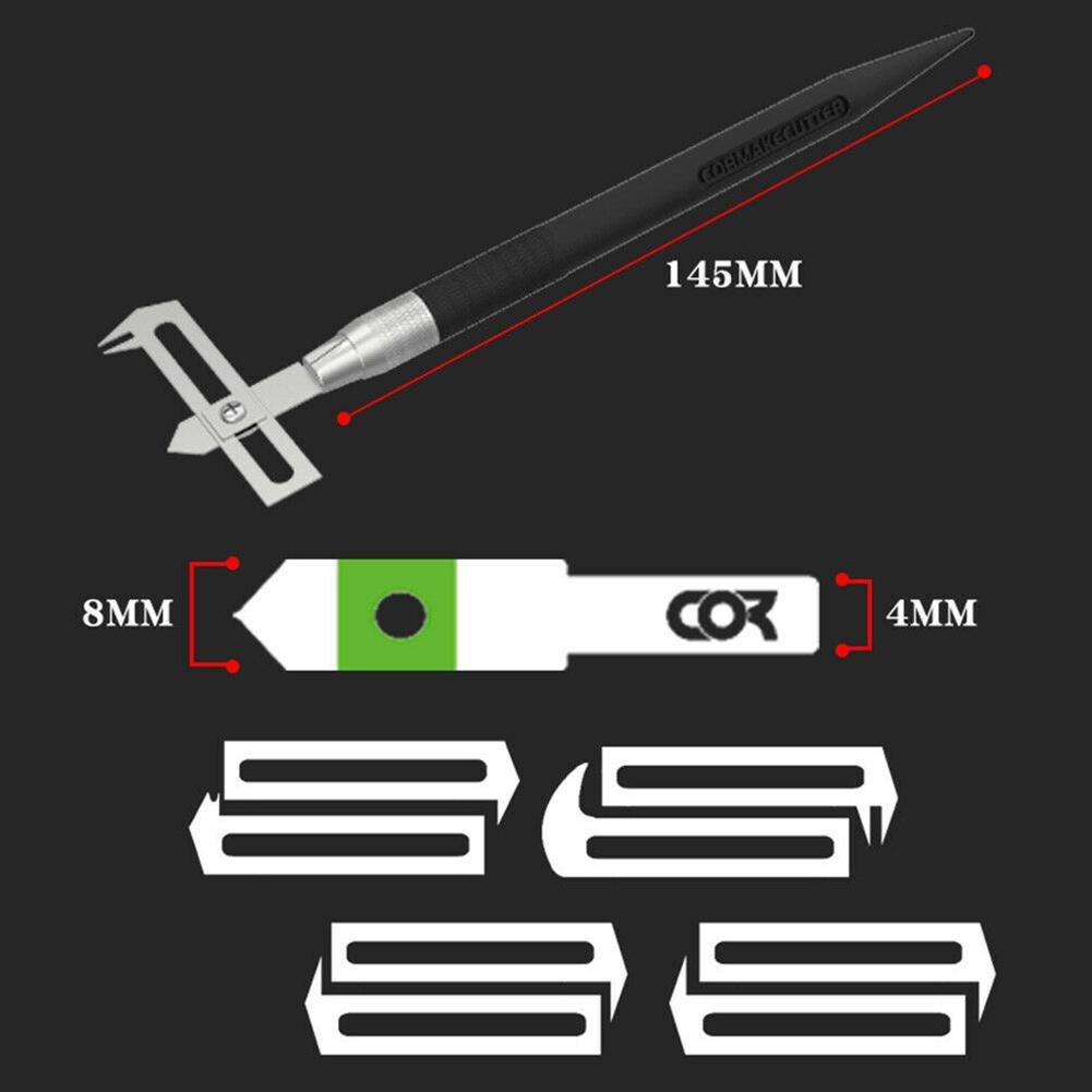 Mirror Carving Knife Handle And Blade Making Modification Tool For Gundam Mecha Model Manual DIY Parallel Symmetrical Line Knife