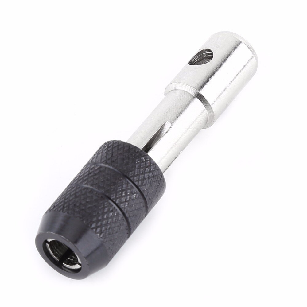 6PCS/Set Screw Tap &amp; T-shaped Wrench Threading Tapping Hand Tool Kit Tapping Tool Screw Tap Wrench Set